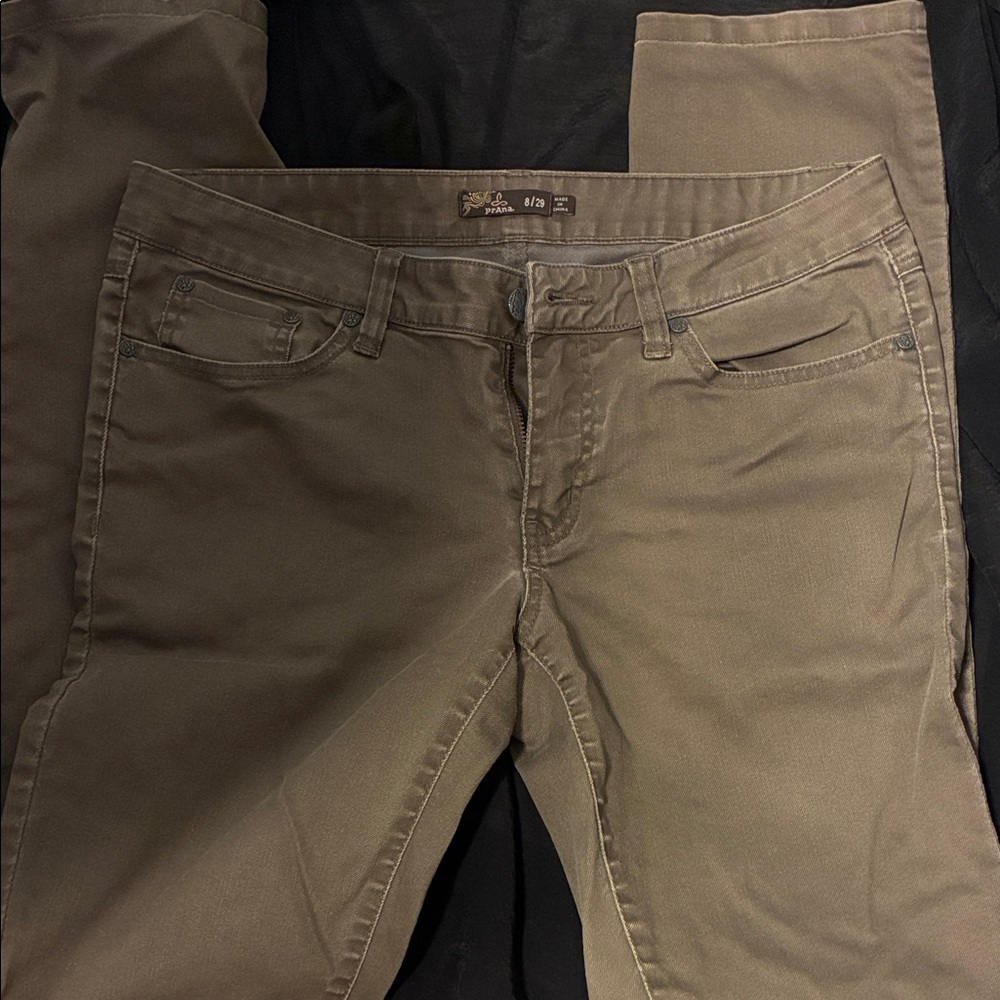 Women’s Prana light brown size 8 bootcut jeans